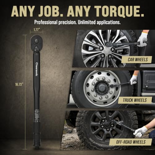 1/2 Torque Wrench 10-150 ft-lb, Click Torque Wrench 1/2 Drive - size: 1/2"DR. 10~150 FT-LB
