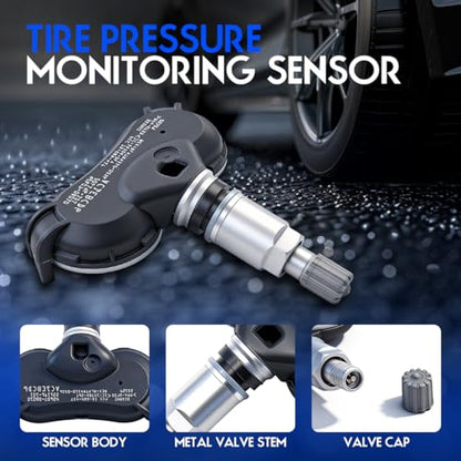 TPMS Tire Pressure Monitor Sensor, Compatible with Toyota Sequoia Tundra Hyundai Elantra Kia Rio, Replace#4260708010 - color: 4260708010