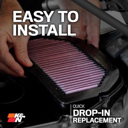 K&N Engine Air Filter: High Performance, Powersport Air Filter, SU-1308