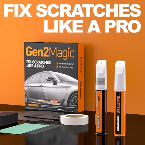 Olympic/Summit White Touch Up Paint Pen Kit Compatible with Chevy [Clear Coat Included], GAZ/WA8624 Color Match for Scratches, Rock Chips, Bumper Dings, Easy Scratch Repair & Rust Remover - color: Compatible with Chevy - Olympic/Summit White