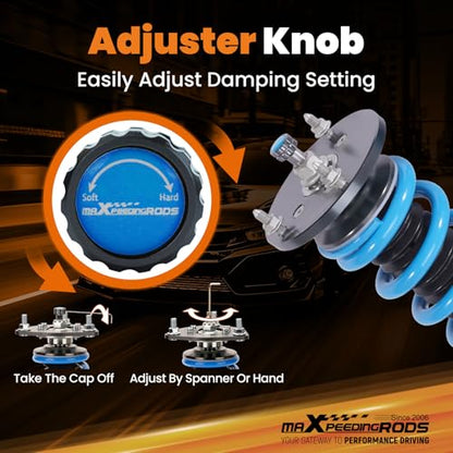 maXpeedingrods T6 Upgraded Coilovers for Dodge Charger RWD 2011-2022