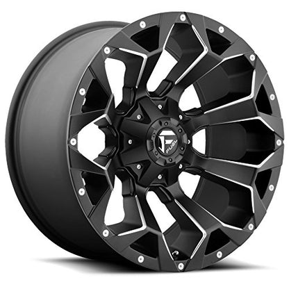 FUEL OFF-ROAD ASSAULT 17X8.5 5X4.25/5.0 5.73 25mm MATTE BLACK MILLED - D5461785G157