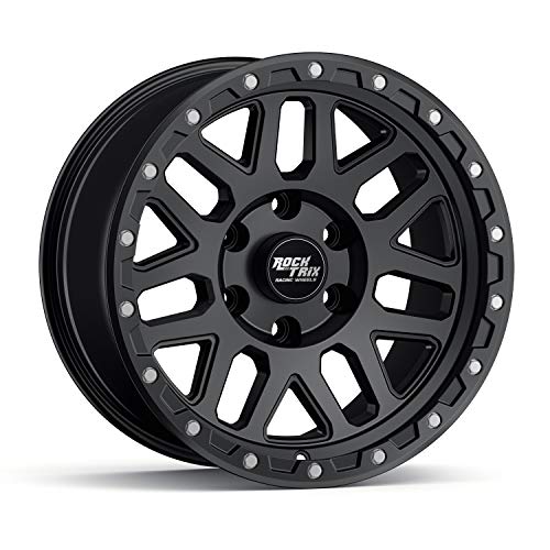 RockTrix RT110 20 inch Wheel for 2004-2026 Ford F150, 20x9 6x135 Rims -12mm Offset, 4.5in Backspacing, Matte Black, 2500 lb Weight Rating, Also compatible with Bronco Raptor F150 Lightning - color: Matte Black, size: 20x9 -12mm offset