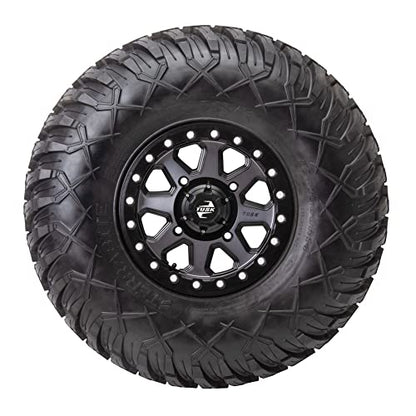 (4 Pack) 4/137 Tusk Uinta Beadlock Wheel 15x7 6.0 + 1.0 Gunmetal/Black For Can-Am Maverick Sport 1000R DPS 2019-2024