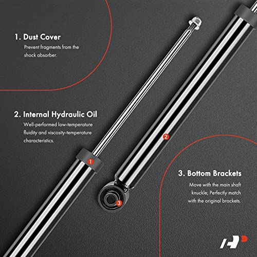 A-Premium Rear Shock Absorbers, Set of 2 - Compatible with Mazda - style: Rear Shock fit Mazda 3 2010-2013