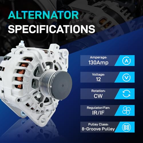 BDELI 7791N New Alternator Fit for Ford F150 97-01 Expedition E-Series 5.4 - size: 7791