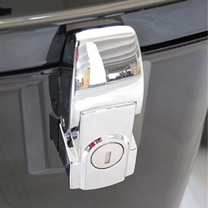 Vivid 60L Hard Saddle Bag Trunk W/brackets Compatible with Harley Honda