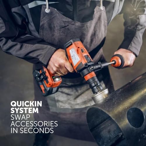 Fein 18V AS Cordless Hammer Drill/Driver with Hammer Function - Bare Tool - Brushless Motor, QuickIN Interface, 4-Speed Gearbox - ASCM 18-4 QMP AS, 71161661090 - style: ASCM 18-4 QMP AS