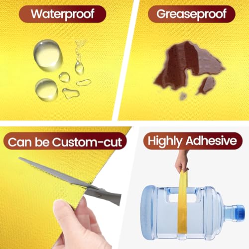 Aluminum Adhesive Heat Shield Wrap for Automotive, 24x12 in, Gold - color: Gold, size: 24" x 12"