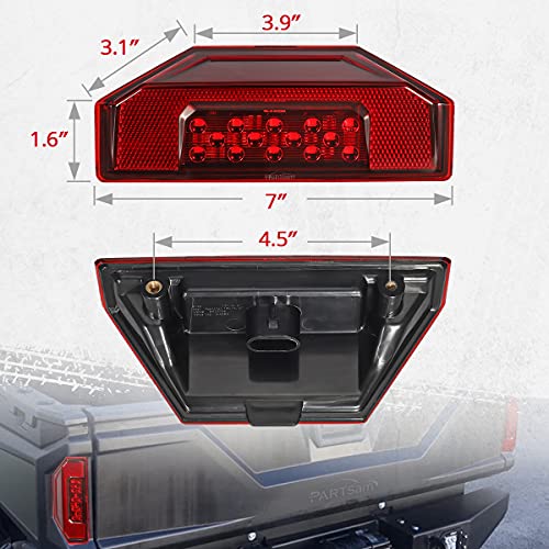 Partsam 2Pcs Rear UTV Tail Light Assembly, Compatible with Polaris Ranger 570 Full Size 900 XP 1000 RGR LED Taillights Rear Brake Stop Lights 2015 2016 2017 2018 2019 Replacement Part 2412774