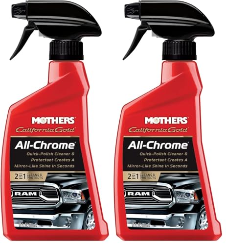 Mothers 05222 California Gold All Chrome Polish, 12 oz. (Pack of 2) - size: 12 Fl Oz (Pack of 2)
