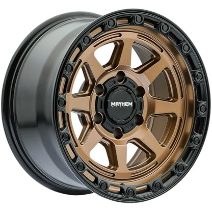 MAYHEM RIDGELINE 8306 SATIN BRONZE 17X8.5 6-135 -6MM 87.1MM