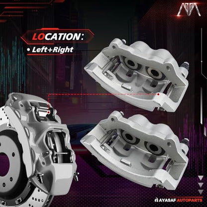 18B4894 18B4895 Rear Left&Right Disc Brake Caliper Assembly Set - color: Rear Left & Right