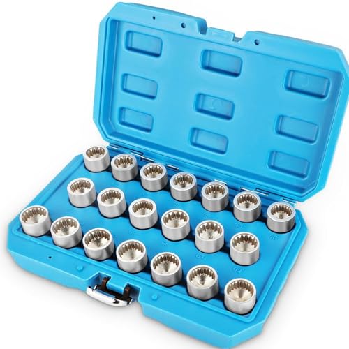 BELEY 20PCS Wheel Lock Nut Key Kit for Porsche VW Touareg - style: 20pcs for Porsche