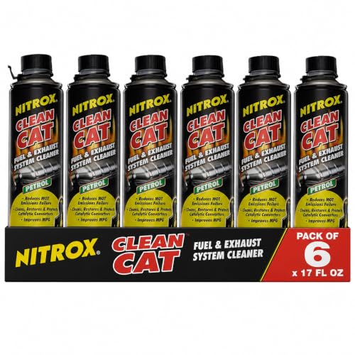 Nitrox Clean Cat Catalytic Converter Cleaner, 17 fl oz [Pack of 6] - color: Gasoline, size: 17 Fl Oz (Pack of 6)
