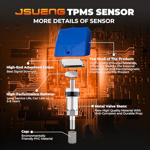 TPMS Sensor,Pre-programmed Tire Pressure Monitor System for Nissan Infiniti