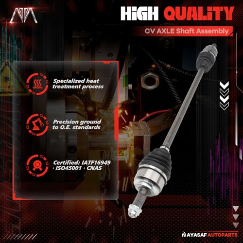 66-4233 Front Right CV Axle Shaft Assembly - size: 664233