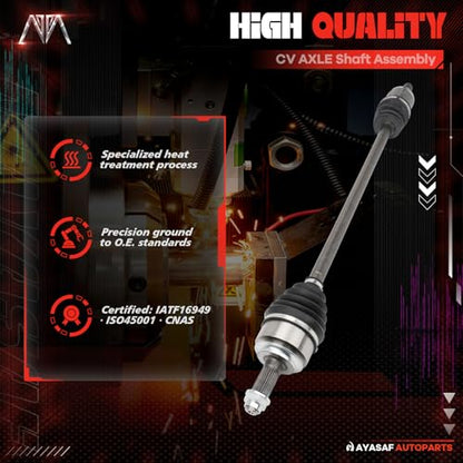 66-4233 Front Right CV Axle Shaft Assembly - size: 664233