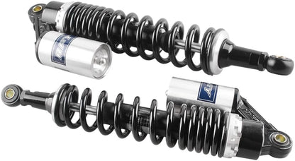 360mm Rear Shock Absorber Suspension Motorcycle ATV Quad 7mm Spring - color: Silver Black