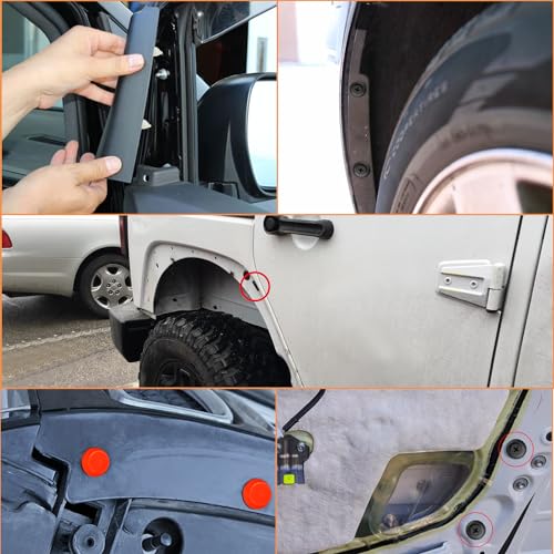Nilight 501PCS Universal Car Clips Fastener Remover Retainer Rivet Push - color: 500Pcs Clips + Remover