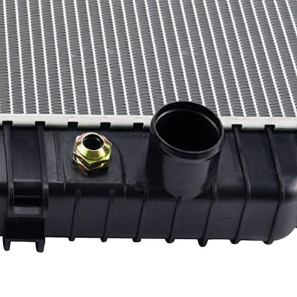 PHILTOP Core Radiator Compatible with 2005-2007 F250/F350 Super Duty 6.0/6.8L 2005-2007 F450/550 Super Duty (with Downflow Radiator; 2 inch Outlet) - size: F250 Super Duty, F350 Super Duty, F450 Super