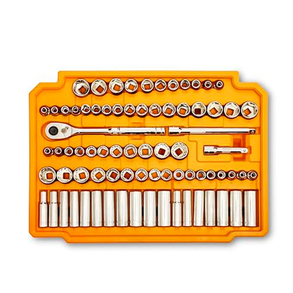 GEARWRENCH 257 Pc 72T 6 & 12 Pt SAE/mm Mechanics Tool Set | GW72XLCBMTS