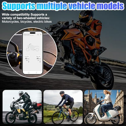 Bluetooth Motorcycle TPMS Tire Pressure Monitoring System