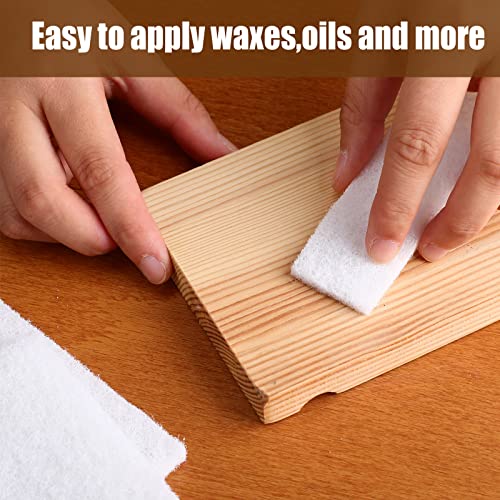 Hoolerry White Scrub Pads Non Scratch Multi Surface,6 X 9 Inch,White - size: 6 x 9 Inch
