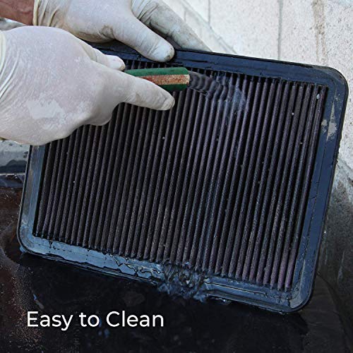 K&N High-Flow Original Lifetime Engine Air Filter: Increase Power & Acceleration, Washable, Premium, Replacement Air Filter: Compatible with 2014-2018 MASERATI (Ghibli, Levante, Quattroporte), E-0651