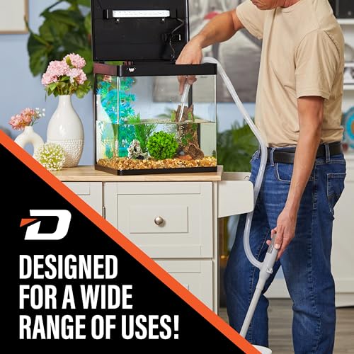 Deway Battery-Powered Stick Transfer Pump, AA Battery, 2.6 GPM, 39 In Hose - style: Basic No Auto-Stop