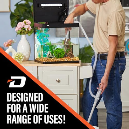 Deway Battery-Powered Stick Transfer Pump, AA Battery, 2.6 GPM, 39 In Hose - style: Basic No Auto-Stop