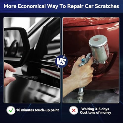 Car Black Paint Touch Up Cars Scratch Repair for Vehicles, Rim High-Gloss Black Paint Pen 30ML Quick Drying Automotive Scratch Repair, Non-toxic 1.5 oz Easy to Use - color: Black