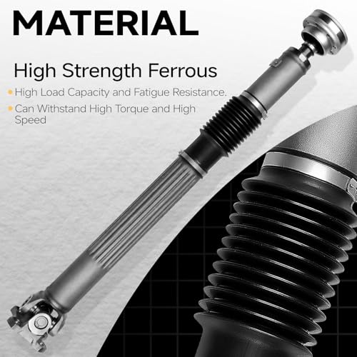 Front Drive Shaft Fit for Jeep Wrangler JK 3.8L 2007-2011 V6 3.8L # 52853321AC - size: 52853321AC; Front; 32.99in - 37.99"