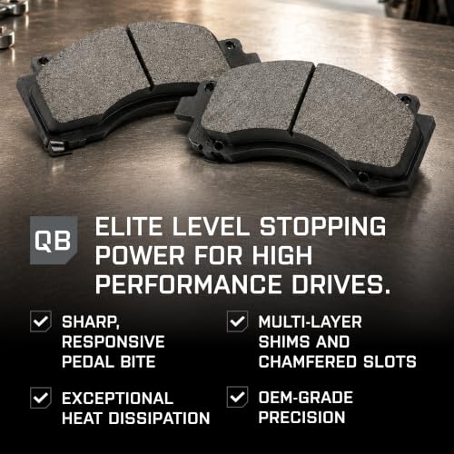 QUALITY-BUILT Black Series Front Brake Pads for 11-17 Chevy,BP1522 Semi-Met - size: BP1522-M