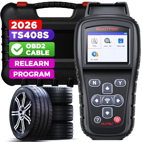 Autel MaxiTPMS TS408S, 2026 TPMS Relearn Tool Update of TS401 TS408 Scanner