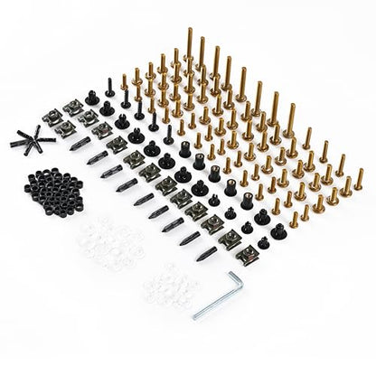 Fairing Bolt Kit for Honda CBR1000RR 2004-2011 Body Kits Screws Nuts-Gold - color: Gold