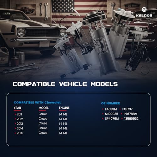 KELOKE Electric Fuel Pump Module Assembly Compatible with Chevrolet - color: E4033M