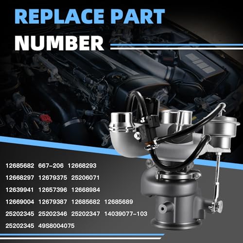 12685682 667-206 12668293 TD025 Turbocharger Turbo Kit Fits for Chevy Cruze Trax/for Buick Encore 2016-2019 1.4L