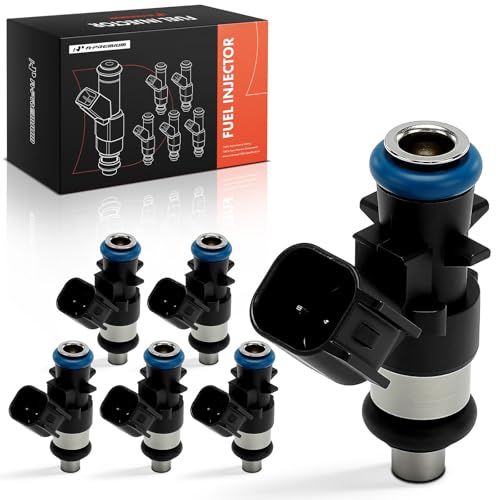 A-Premium Set of 6 Fuel Injectors Compatible with Jeep, Dodge