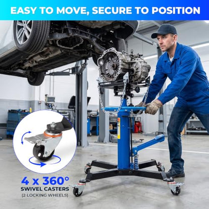 Hydraulic Transmission Jack, 1322 LBS Telescoping High Lift Jack Stand