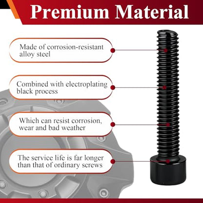 2 Pack Upgrade Fuel Wheel Center Cap Screws, with Adapter Tool - style: 2 Pcs 1002-53-B