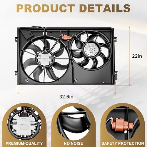 Radiator Cooling Fan for Volkswagen Beetle/Passat/Jetta/Passat/Rabbit - color: For Volkswagen
