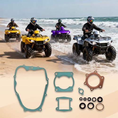 labwork Engine Head Top and Bottom End Gasket Set Replacement for Yamaha Blaster 200 YFS200 1988-2006