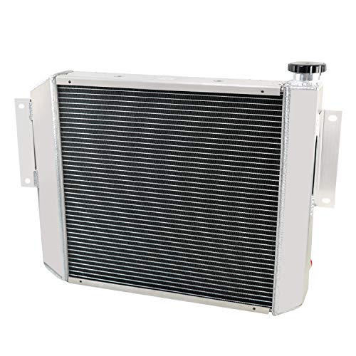 ALLOYWORKS Hyster Yale Forklift Radiator, 3 Row Aluminum Radiator For Hyster Yale Forklift H25XM H35XM OEM 2021741 912495601