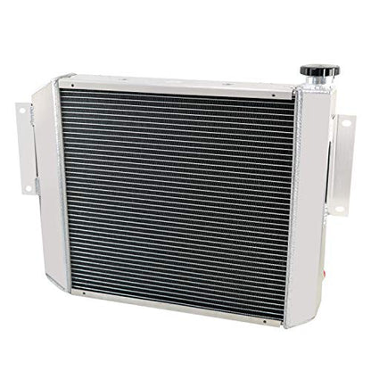 ALLOYWORKS Hyster Yale Forklift Radiator, 3 Row Aluminum Radiator For Hyster Yale Forklift H25XM H35XM OEM 2021741 912495601