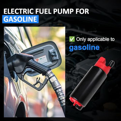 High Pressure 13.5V Electric Fuel Pump, 90 GPH 43-90 PSI High Flow Fuel Pump Replaces Walbro GSS342, compatible with E8229 E2068 E8213 EFP382A, for EFI Gasoline Engines - size: 43-90 PSI 90 GPH