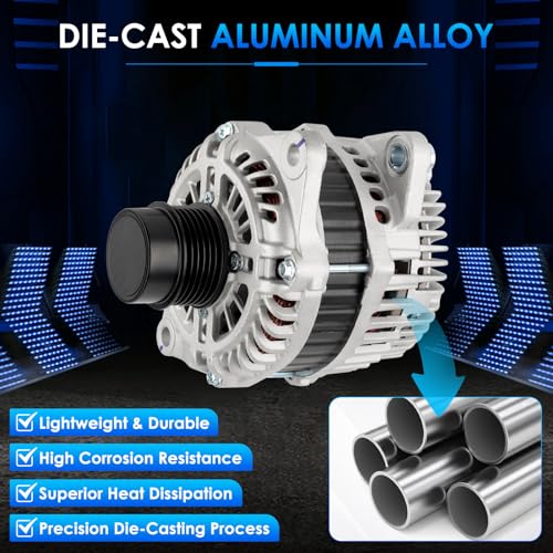Car Alternator 11231 115A Fit for Jeep Patriot for Dodge Avenger - size: #11231N, 11231 Alternator