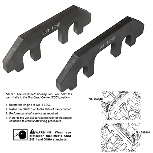 DPTOOL 303-1248 Camshaft Holding Timing Tool Kit for Ford 3.5L 3.7L 4V - size: 303-1248 3PC