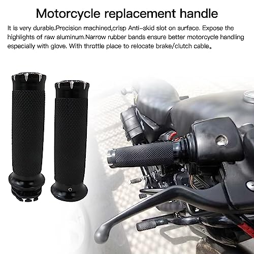 1 Pair 1" Motorcycle Hand Grips Fit for Harley-Davidson Sportster 883 Super Low XL883L 2011-2014, 2016