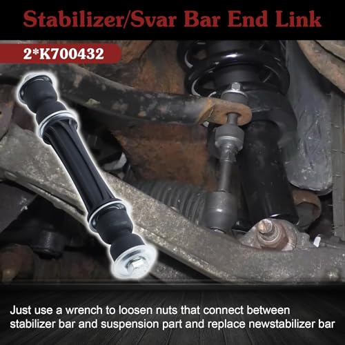 K700432 Front Sway Bar Link - Stop Clunking & Reduce SUV Body Roll - color: 2*K700432, size: Sway Bar Link